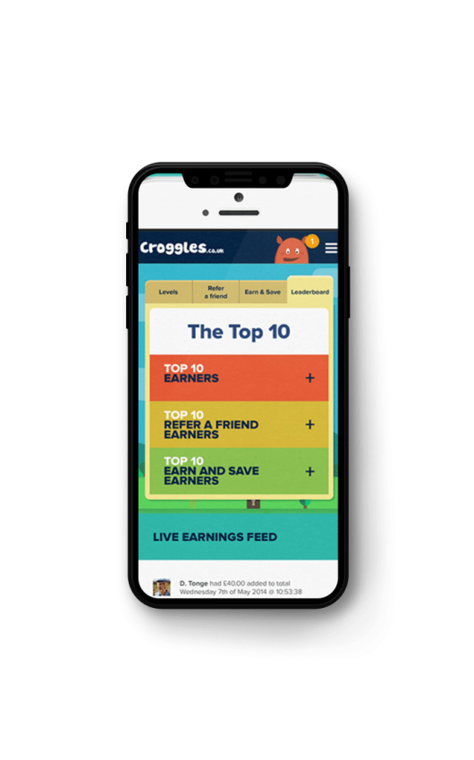 Croggles Website Mobile Design